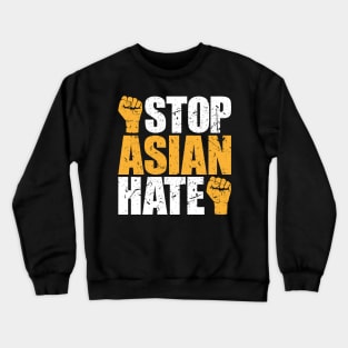 Stop Asian Hate Crimes asian community supporter Crewneck Sweatshirt